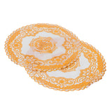 2PCS 20x20cm Table Mats Gold Placemats Coffee Cup Mat Coaster for Wedding Party SuppliesType 04 In Australia - Darrahopens