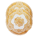 2PCS 20x20cm Table Mats Gold Placemats Coffee Cup Mat Coaster for Wedding Party SuppliesType 04 In Australia - Darrahopens