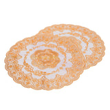 2PCS 30cmx30cm Table Mats Gold Dining Table Placemats for Wedding Party SuppliesStyle 01 In Australia - Darrahopens