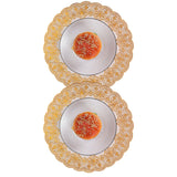 2PCS 30cmx30cm Table Mats Gold Dining Table Placemats for Wedding Party SuppliesStyle 01 In Australia - Darrahopens