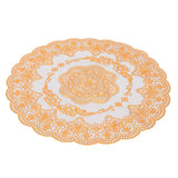 2PCS 30cmx30cm Table Mats Gold Dining Table Placemats for Wedding Party SuppliesStyle 01