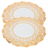 2PCS 30cmx30cm Table Mats Gold Dining Table Placemats for Wedding Party SuppliesStyle 02 In Australia - Darrahopens