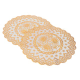 2PCS 30cmx30cm Table Mats Gold Dining Table Placemats for Wedding Party SuppliesStyle 03 In Australia - Darrahopens
