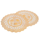 2PCS 30cmx30cm Table Mats Gold Dining Table Placemats for Wedding Party SuppliesStyle 03 In Australia - Darrahopens