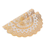 2PCS 30cmx30cm Table Mats Gold Dining Table Placemats for Wedding Party SuppliesStyle 03 In Australia - Darrahopens