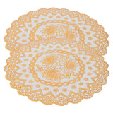 2PCS 30cmx30cm Table Mats Gold Dining Table Placemats for Wedding Party SuppliesStyle 03 In Australia - Darrahopens