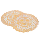 2PCS 30cmx30cm Table Mats Gold Dining Table Placemats for Wedding Party SuppliesStyle 03 In Australia - Darrahopens