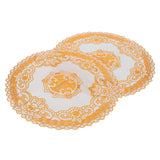 2PCS 30cmx30cm Table Mats Gold Dining Table Placemats for Wedding Party SuppliesStyle 04 In Australia - Darrahopens