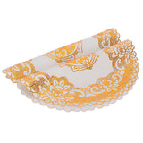 2PCS 30cmx30cm Table Mats Gold Dining Table Placemats for Wedding Party SuppliesStyle 04 In Australia - Darrahopens