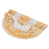 2PCS 30cmx30cm Table Mats Gold Dining Table Placemats for Wedding Party SuppliesStyle 04 In Australia - Darrahopens