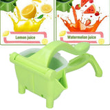 Green Manual Juicer Portable Lightweight Household Lemon Fruit Squeezer for Home