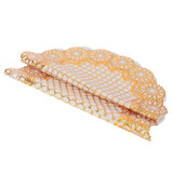 2PCS 38x38cm Table Mats PVC Gold Placemats Cup Mat Coaster for Wedding Party SuppliesRound 03 In Australia - Darrahopens
