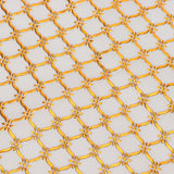 2PCS 38x38cm Table Mats PVC Gold Placemats Cup Mat Coaster for Wedding Party SuppliesRound 03