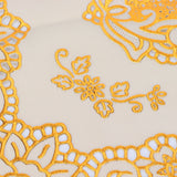 2PCS 30cmx45cm PVC Table Mat Gold Placemats Cup Coaster Pad Kitchen Wedding DecorationStyle 3 In Australia - Darrahopens