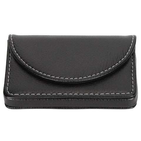 Business Name Card Case PU Leather Holder Organizer Gifts for Traveling BusinessBlack 033# In Australia - Darrahopens