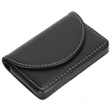 Business Name Card Case PU Leather Holder Organizer Gifts for Traveling BusinessBlack 033# In Australia - Darrahopens