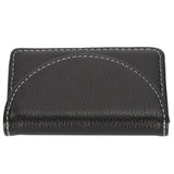 Business Name Card Case PU Leather Holder Organizer Gifts for Traveling BusinessBlack 033#