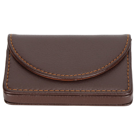 Business Name Card Case PU Leather Holder Organizer Gifts for Traveling BusinessCoffee 033# In Australia - Darrahopens