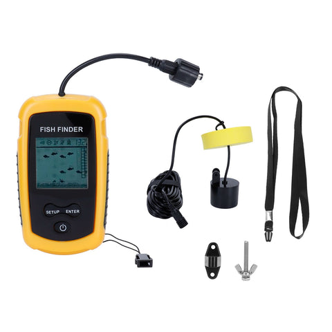 Portable Sonar Fish Finder HandHeld Depth Finder Alarm Sensor Detector Fishing Accessory In Australia - Darrahopens