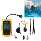 Portable Sonar Fish Finder HandHeld Depth Finder Alarm Sensor Detector Fishing Accessory