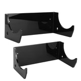 2Pcs Wall Shelf Skateboard Hanger Display Storage Rack Snowboard Organizer SuppliesBlack