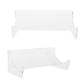 2Pcs Wall Shelf Skateboard Hanger Display Storage Rack Snowboard Organizer SuppliesTransparent