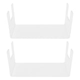 2Pcs Acrylic Display Rack Transparent Toys Dolls Jewelry Stand Shelf for Bedroom In Australia - Darrahopens