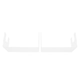 2Pcs Acrylic Display Rack Transparent Toys Dolls Jewelry Stand Shelf for Bedroom