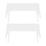 2Pcs Acrylic Display Rack Transparent Toys Dolls Jewelry Stand Shelf for Bedroom In Australia - Darrahopens