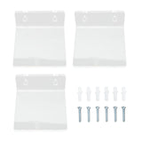 3PCS Clear Acrylic Display Rack Wall Mounted Floating Shelf for Home Toys Potted Plant Doll In Australia - Darrahopens