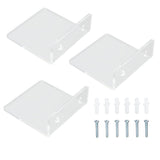 3PCS Clear Acrylic Display Rack Wall Mounted Floating Shelf for Home Toys Potted Plant Doll