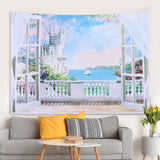Wall Hanging Home Decorative Tapestry Beach Towel Picnic Blanket Carpet Wall Decor150x150cm
