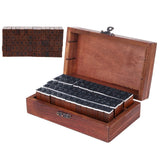 70Pcs/Set Stamps Kit Vintage Wood Alphabet Letter Number Stampers for DIY Scrapbook In Australia - Darrahopens
