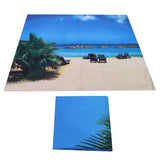Wall Tapestry Beach Scenery Background Art Decoration for Home Living Room Bedroom150x130cm