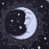 Wall Hanging Tapestry MoonPattern Background Decoration for Living Room Bedroom(230x180cm )