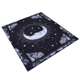 Wall Hanging Tapestry MoonPattern Background Decoration for Living Room Bedroom(150x130cm )