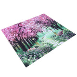 Landscape Wall Tapestry Hanging Carpet Mat for Bedroom Dormitory Bedside Decoration150x130cm