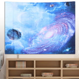 Planet Pattern Tapestry Wall Hanging for Bedroom Living Room Dormitory Background Decor230x180cm