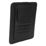 Car Visor Organizer Holder Multifunction Universal Glasses Card Storage Bag Black