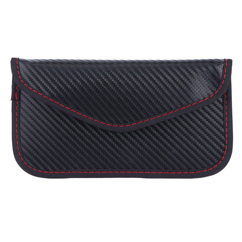 Car Key Blocker Bag Protector Portable PU AntiTheft Signal Shielding Case Pouch