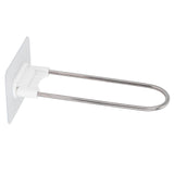 Clothes Hanger Organizer Stainless Steel UShape Wall Storage Rack for Bathroom Balcony White