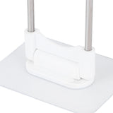 Clothes Hanger Organizer Stainless Steel UShape Wall Storage Rack for Bathroom Balcony White