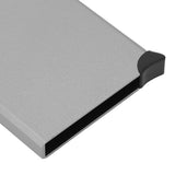 Business Card Holder AntiTheft AntiMagnetic Popup Credit Cards Case Bag Organizer(Gray x55#)