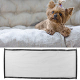 Black Portable Pet Gate Fence Foldable Small Animal Protective Fence for Indoor and Outdoor