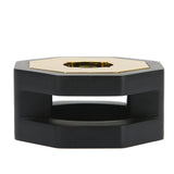 Retro Style Wax Seal Stove Warmer Octangular Melting Sticks Furnace Tool for Making WaxBlack