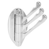 Clothes Hook Wall Mount 180 Degree Foldable Coat Hook Hanger for Home Bathroom Bedroom(ChromePlate )