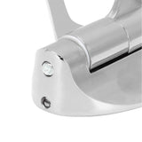 Clothes Hook Wall Mount 180 Degree Foldable Coat Hook Hanger for Home Bathroom Bedroom(ChromePlate )