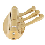 Clothes Hook Wall Mount 180 Degree Foldable Coat Hook Hanger for Home Bathroom BedroomGold