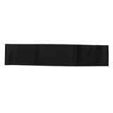 Universal Steering Wheel Cover with Needle Thread Protector for External Diameter of 3738cm(Black Black Thread ) In Australia - Darrahopens