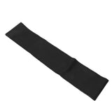 Universal Steering Wheel Cover with Needle Thread Protector for External Diameter of 3738cm(Black Black Thread ) In Australia - Darrahopens